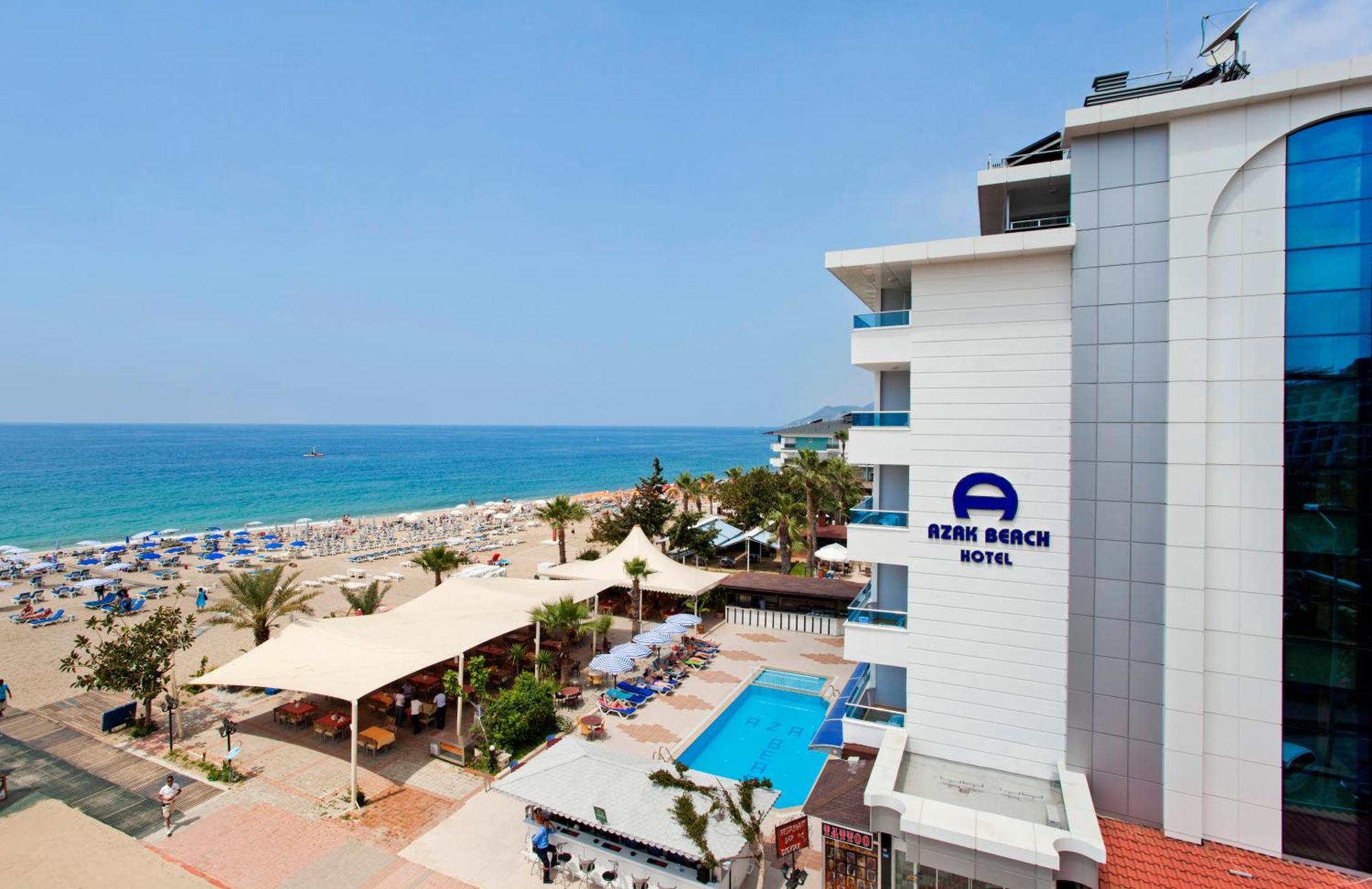 Azak Beach Hotel Alanya Exterior foto