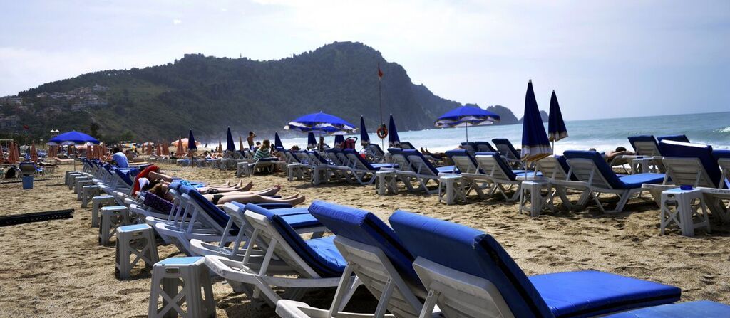 Azak Beach Hotel Alanya Exterior foto