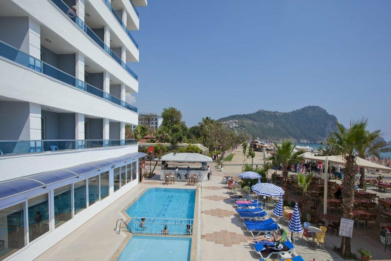 Azak Beach Hotel Alanya Exterior foto